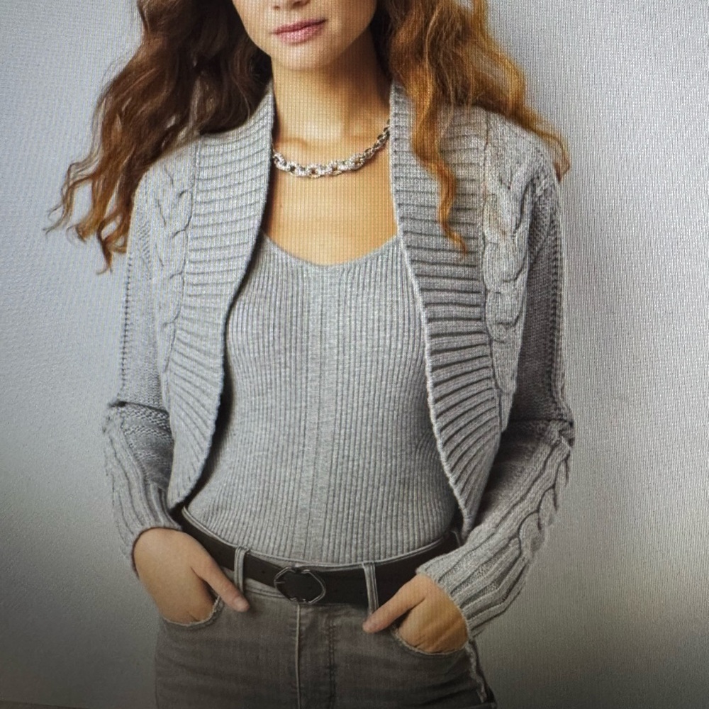 NWT CABLED COCOON SWEATER SET